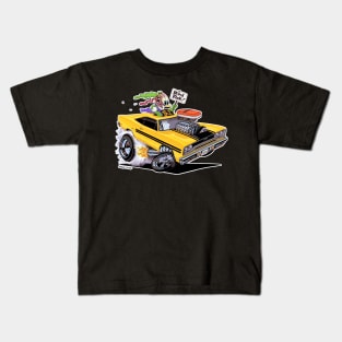 BIRD FINK 1970 GTX yellow Kids T-Shirt